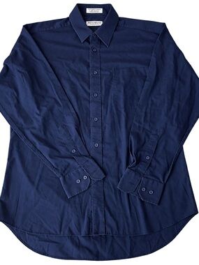 Givenchy Navy Button-Down Dress Shirt